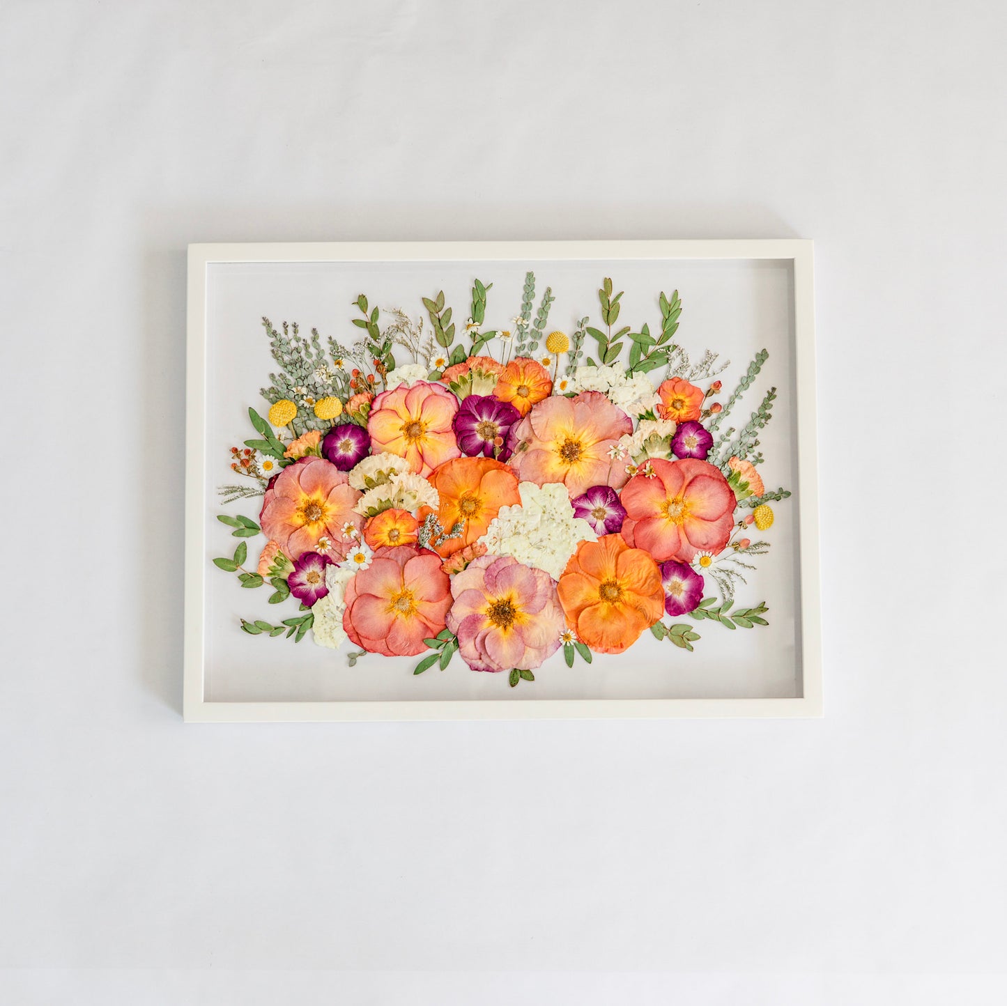 Pressed Frame - Recreation Bouquet/Growing Design (We Repurchase Your Wedding Bouquet)