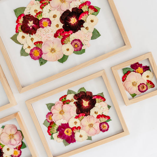 *BESTSELLER* Pressed Frame - Round Design (You Ship Your Flowers)