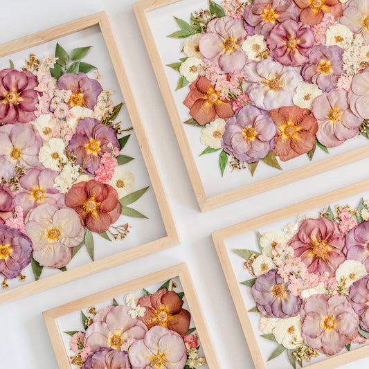 *BESTSELLER* Pressed Frame - Full Design (You Ship Your Flowers)