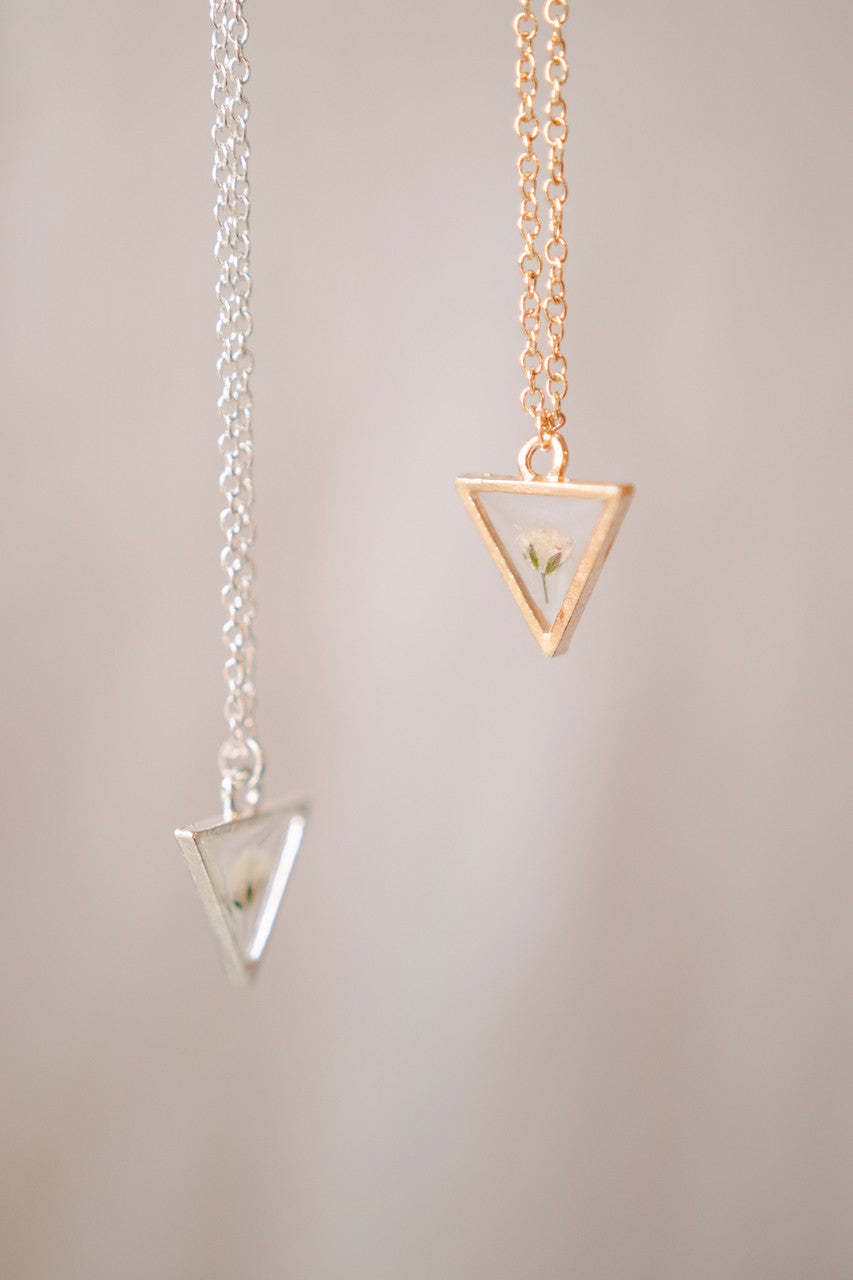 Baby's Breath Pendant Necklace