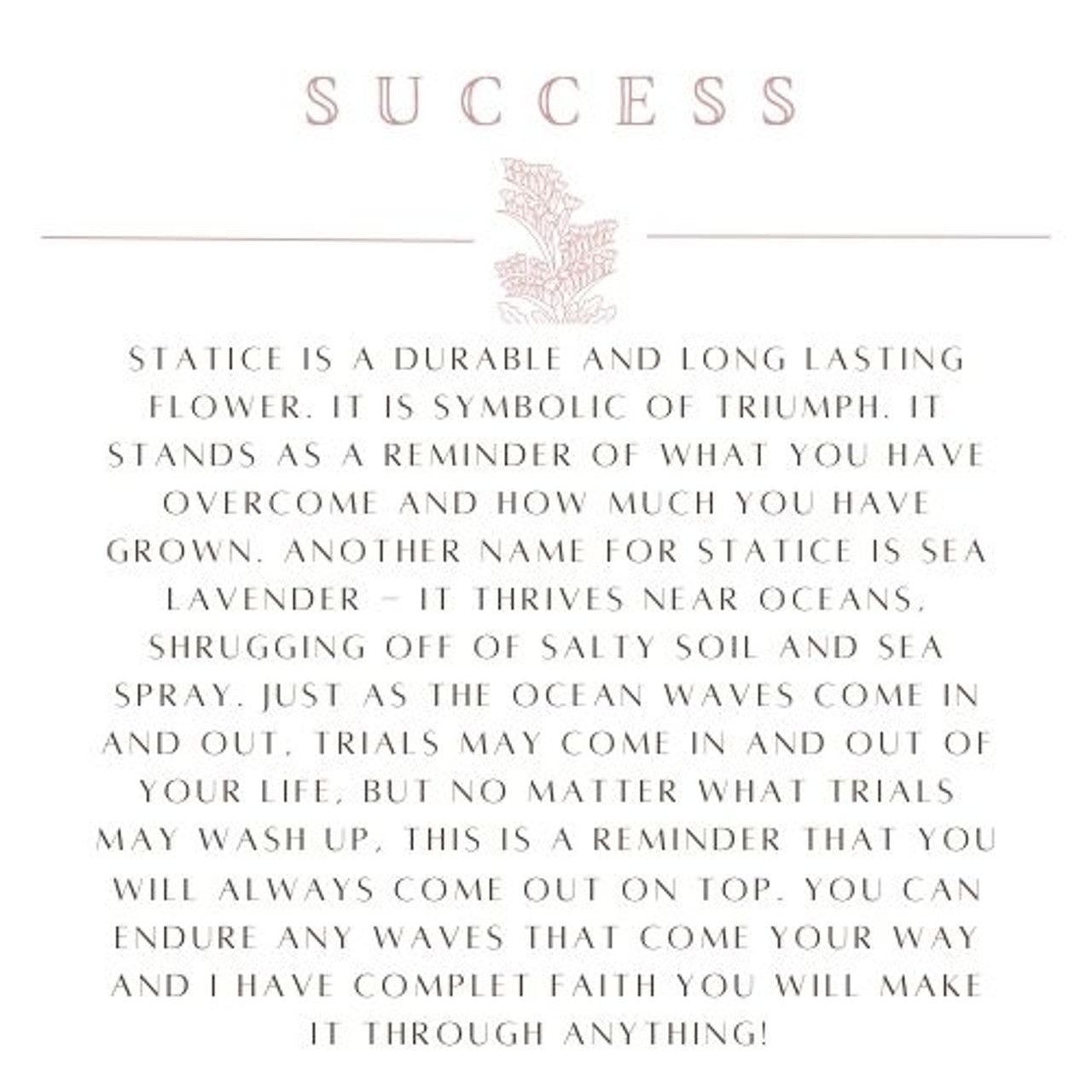 Statice Pendant Necklace