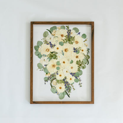 *BESTSELLER* Pressed Frame - Cascading Design (You Ship Your Flowers)