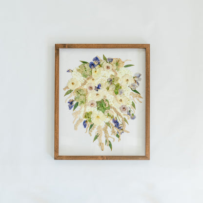 *BESTSELLER* Pressed Frame - Cascading Design (You Ship Your Flowers)