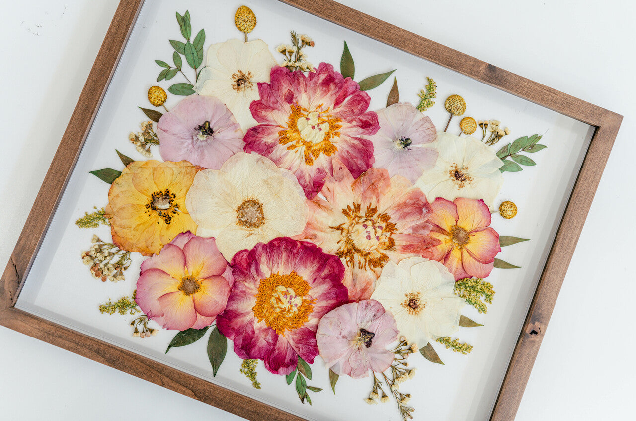 Pressed Frame - Recreation Full Design (We Repurchase Your Wedding Bouquet)