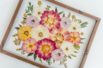 Pressed Frame - Recreation Full Design (We Repurchase Your Wedding Bouquet)
