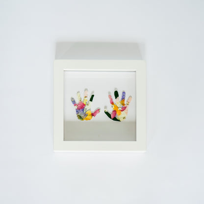 Newborn Handprint & Footprint Keepsake Frame
