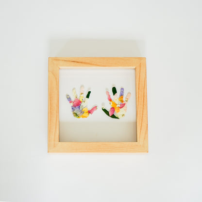 Newborn Handprint & Footprint Keepsake Frame