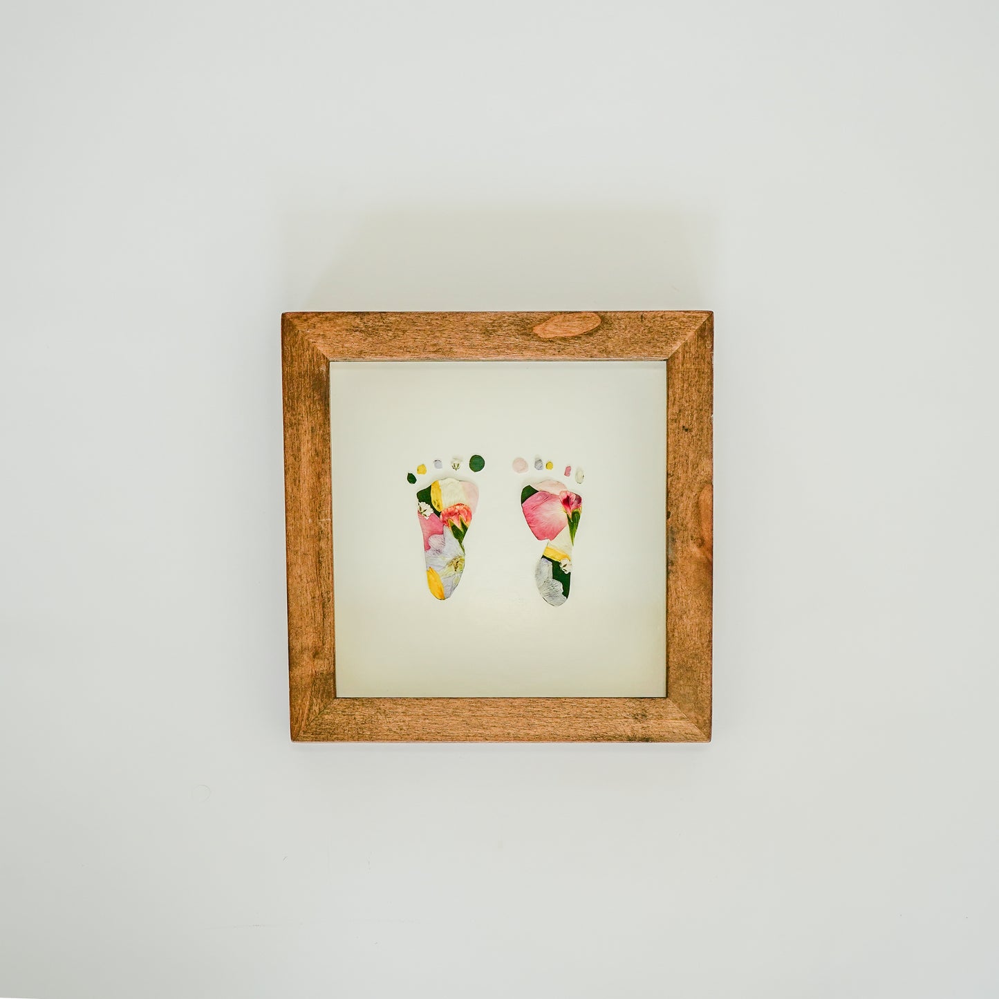 Newborn Handprint & Footprint Keepsake Frame