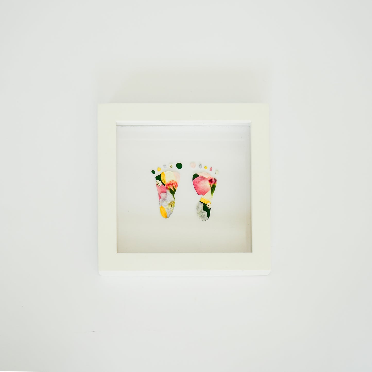 Newborn Handprint & Footprint Keepsake Frame