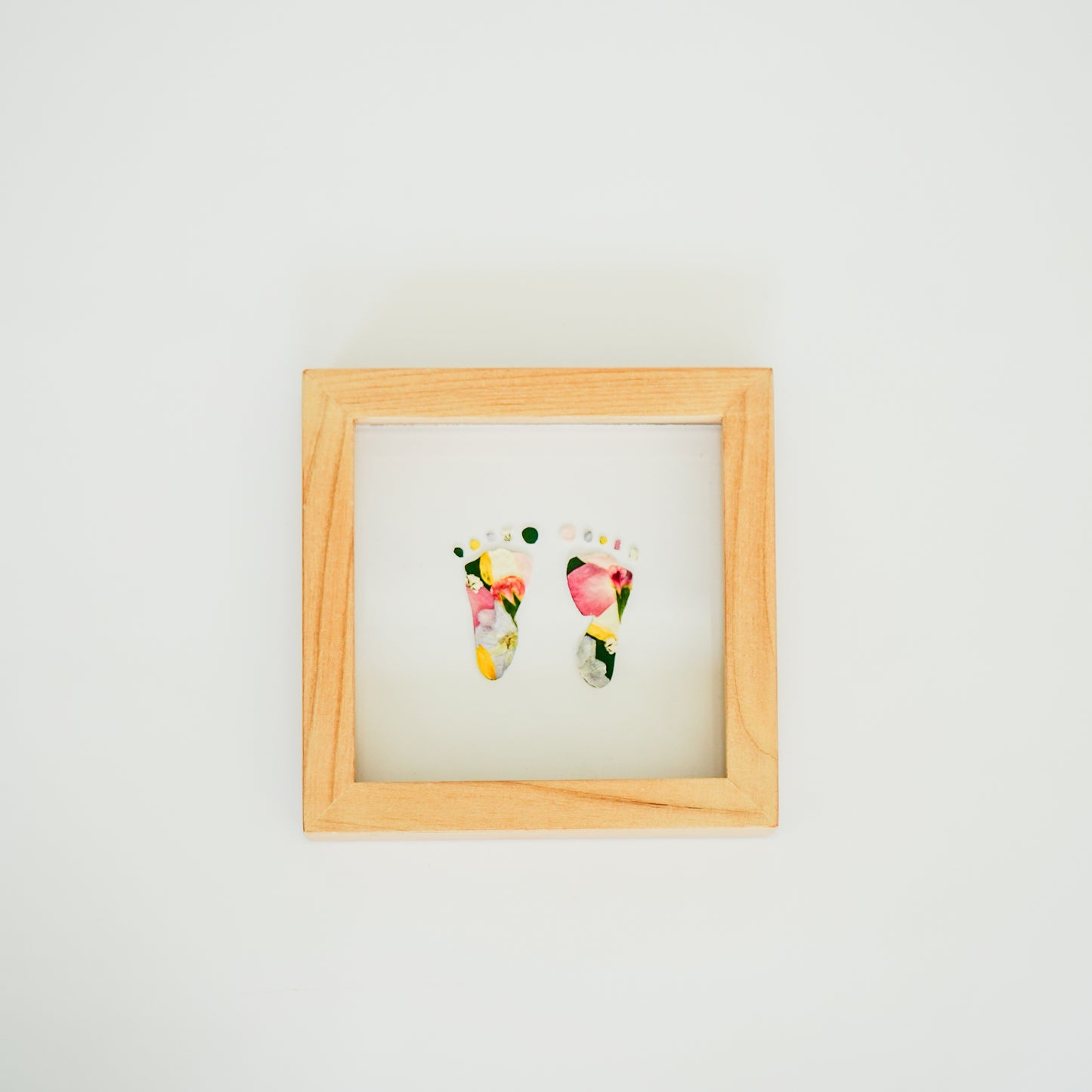 Newborn Handprint & Footprint Keepsake Frame