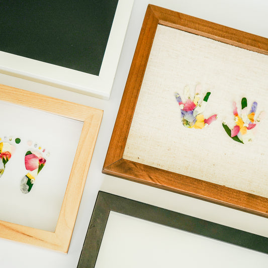 Newborn Handprint & Footprint Keepsake Frame