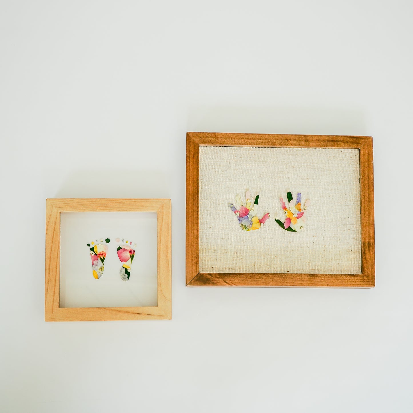 Newborn Handprint & Footprint Keepsake Frame