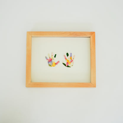 Newborn Handprint & Footprint Keepsake Frame