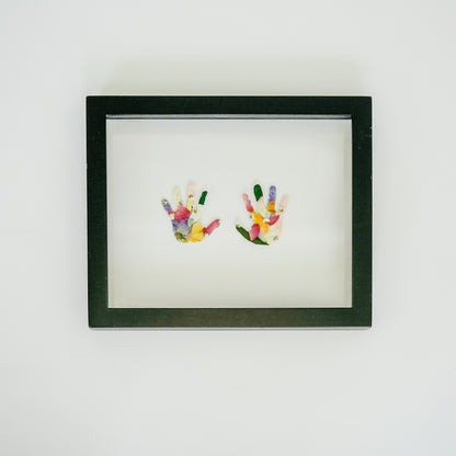 Newborn Handprint & Footprint Keepsake Frame