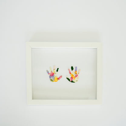 Newborn Handprint & Footprint Keepsake Frame