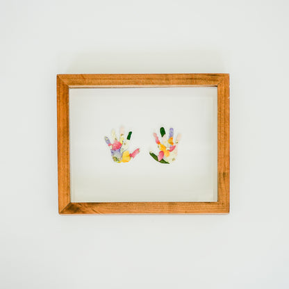Newborn Handprint & Footprint Keepsake Frame