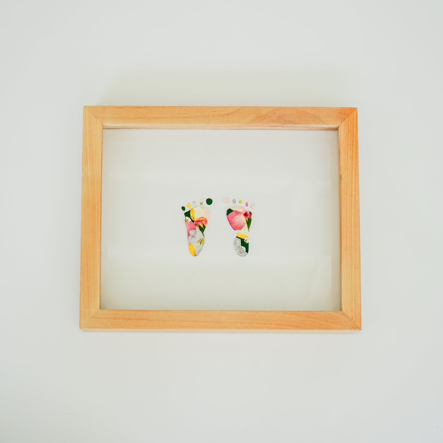 Newborn Handprint & Footprint Keepsake Frame