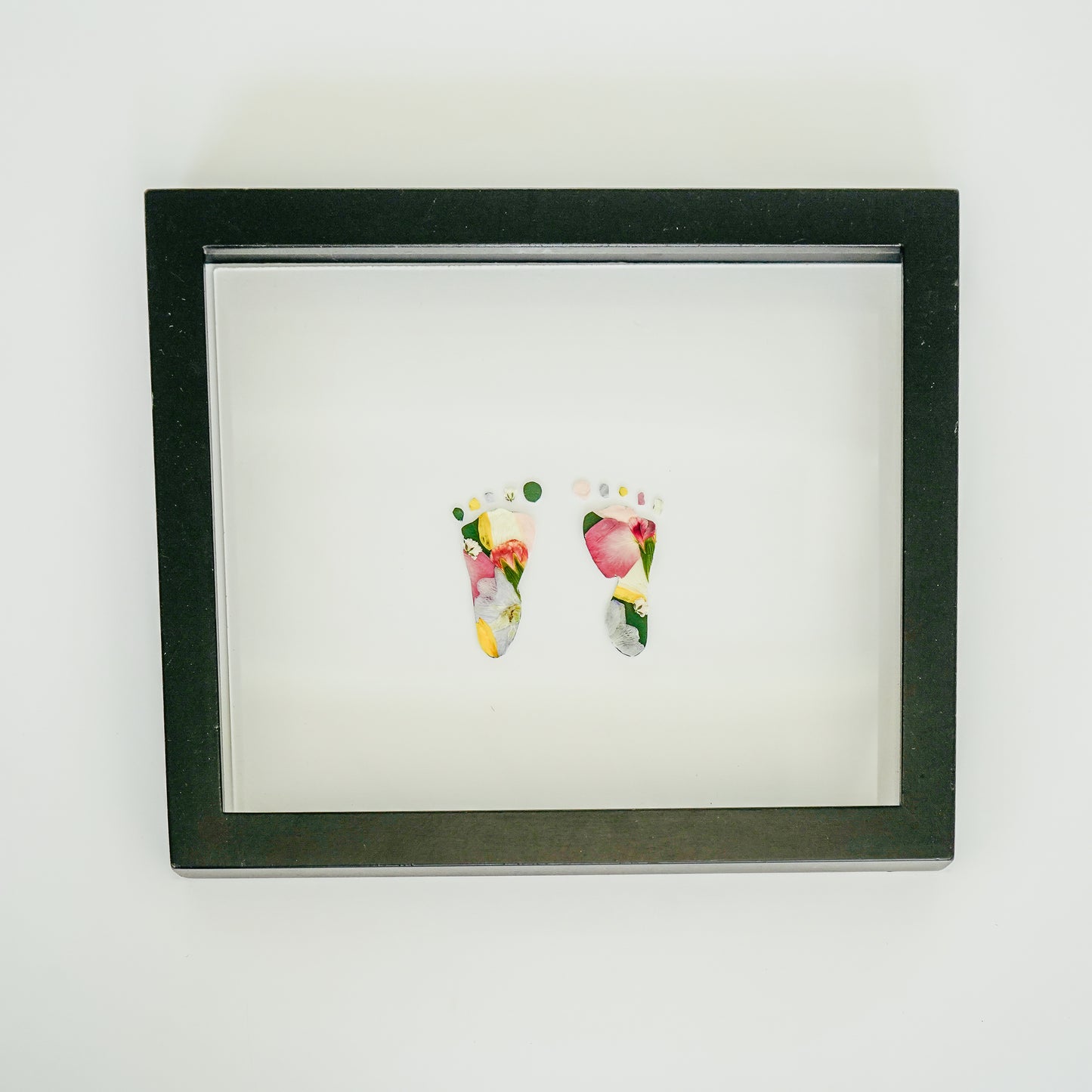 Newborn Handprint & Footprint Keepsake Frame