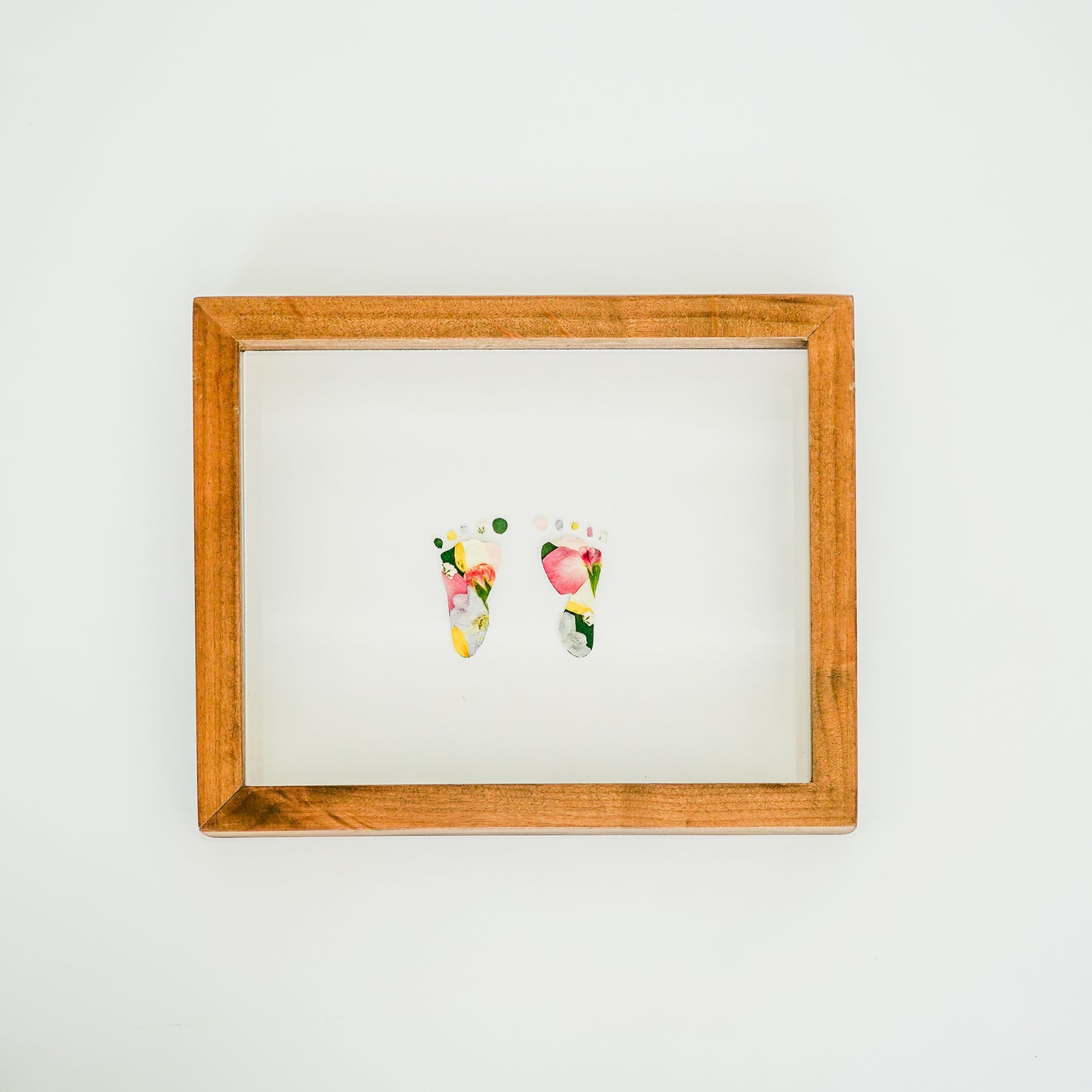 Newborn Handprint & Footprint Keepsake Frame