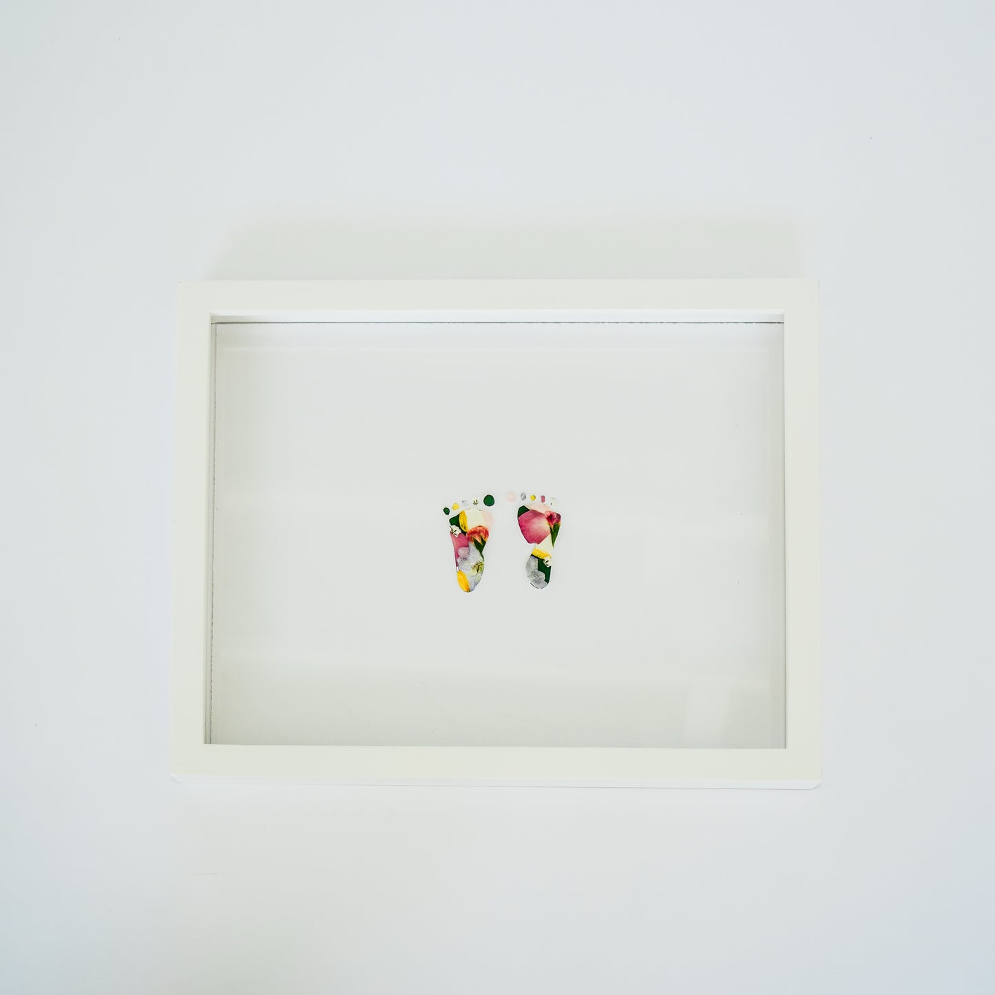 Newborn Handprint & Footprint Keepsake Frame