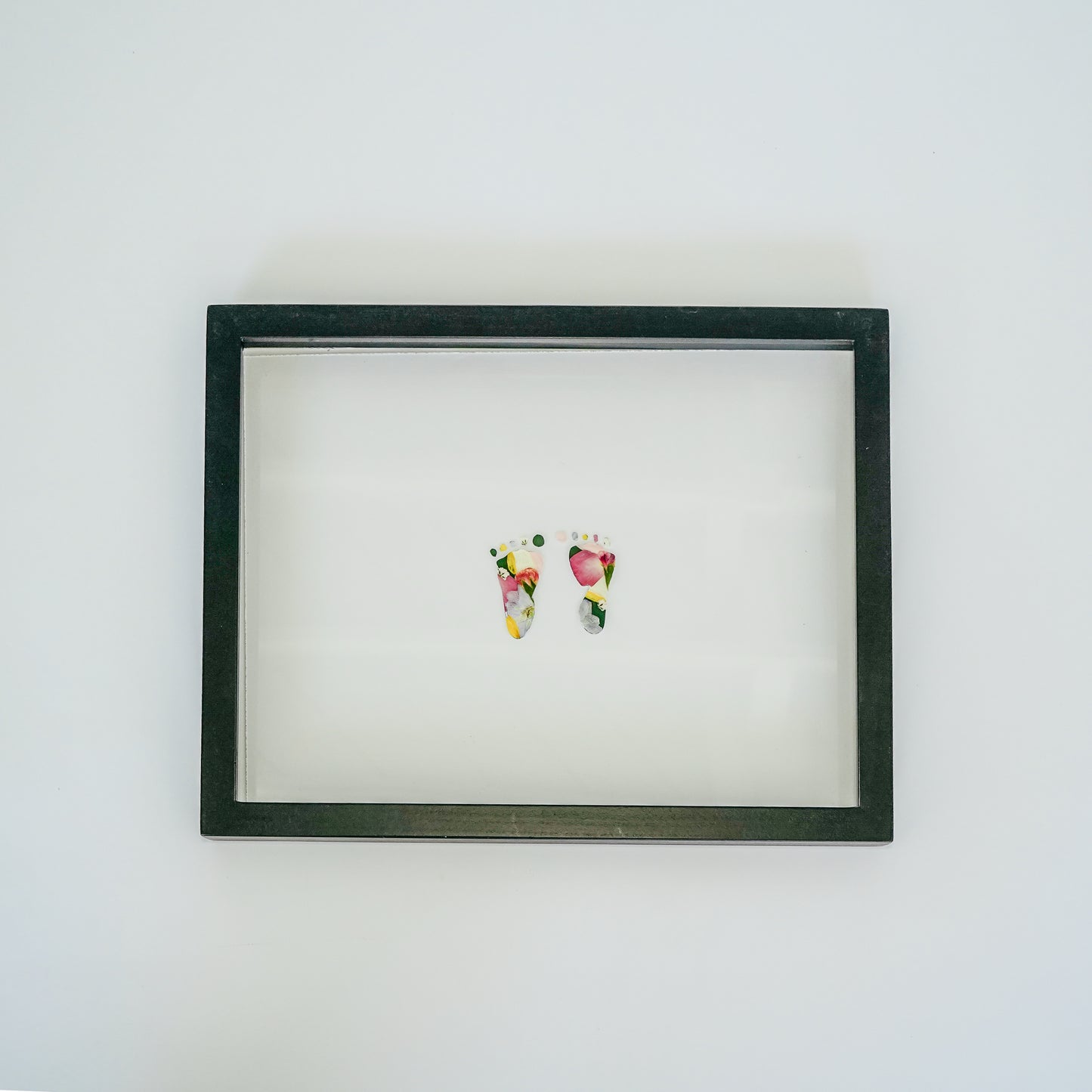 Newborn Handprint & Footprint Keepsake Frame