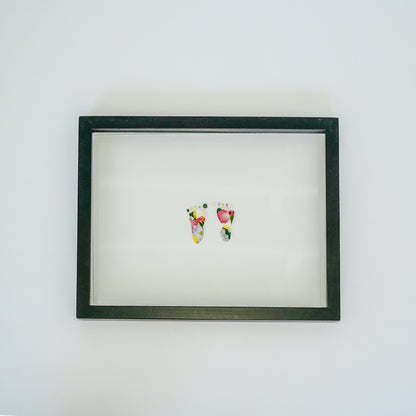 Newborn Handprint & Footprint Keepsake Frame