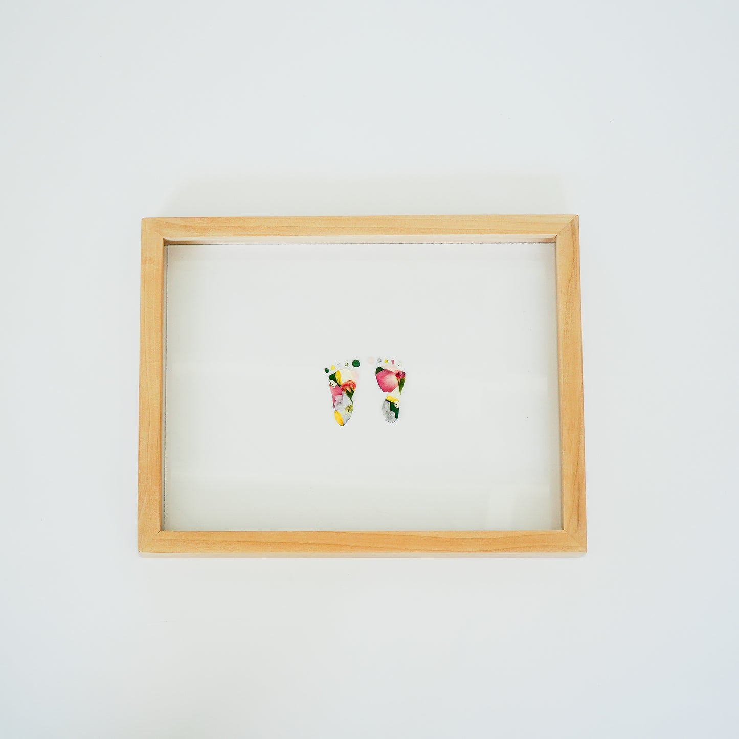 Newborn Handprint & Footprint Keepsake Frame