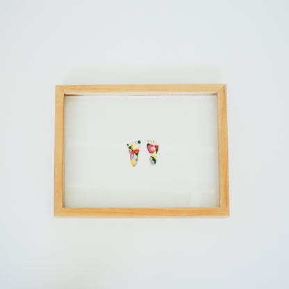 Newborn Handprint & Footprint Keepsake Frame