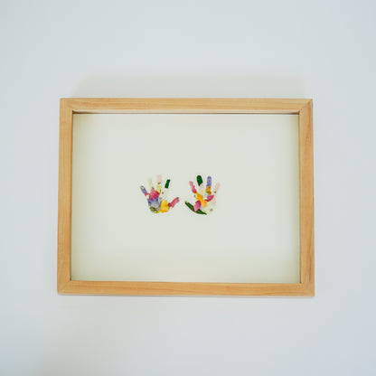 Newborn Handprint & Footprint Keepsake Frame
