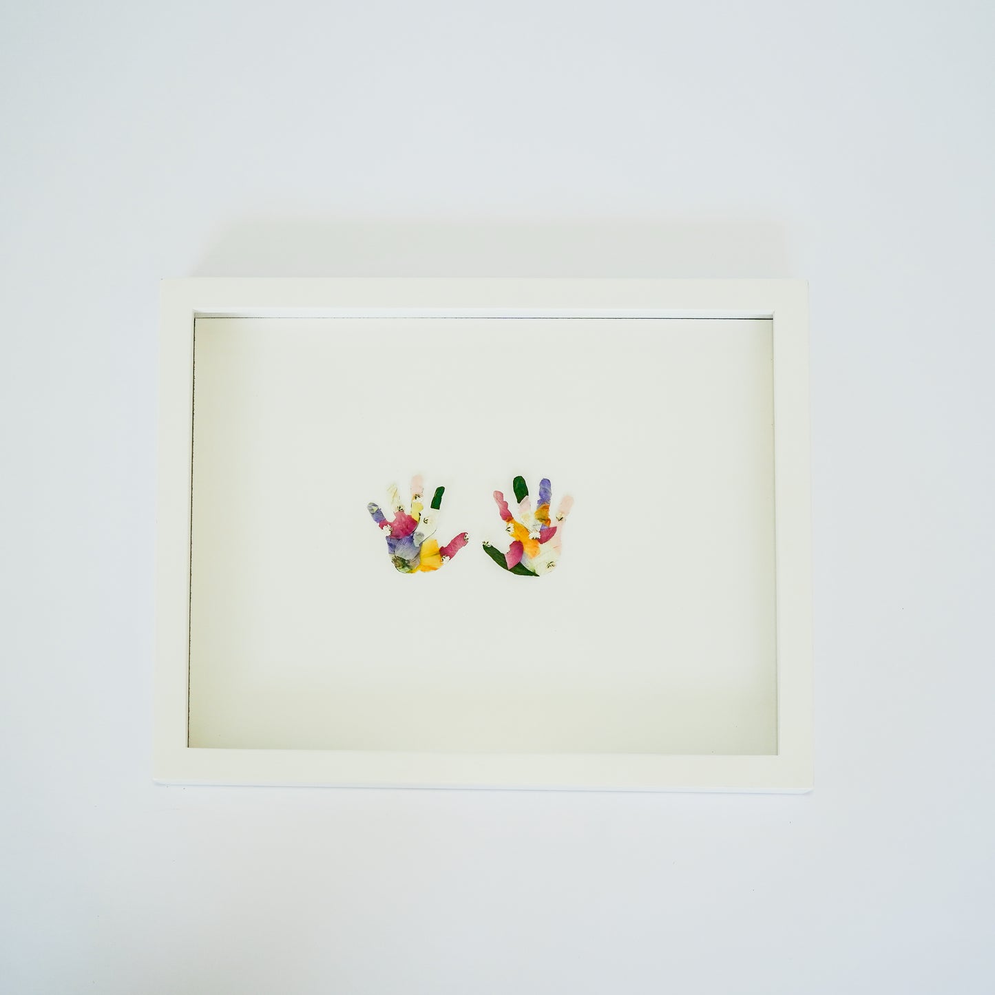 Newborn Handprint & Footprint Keepsake Frame