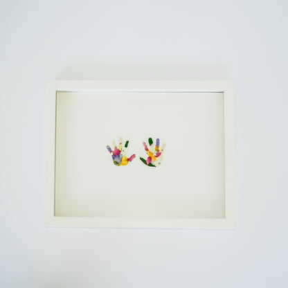 Newborn Handprint & Footprint Keepsake Frame