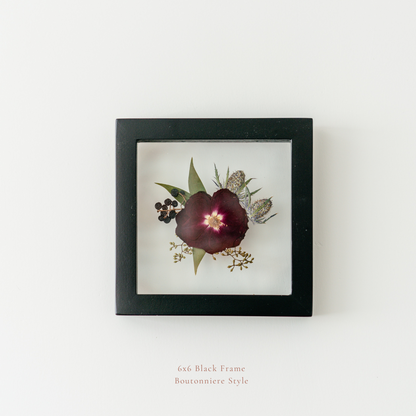 Pressed Frame - Recreation Full Design (We Repurchase Your Wedding Bouquet)