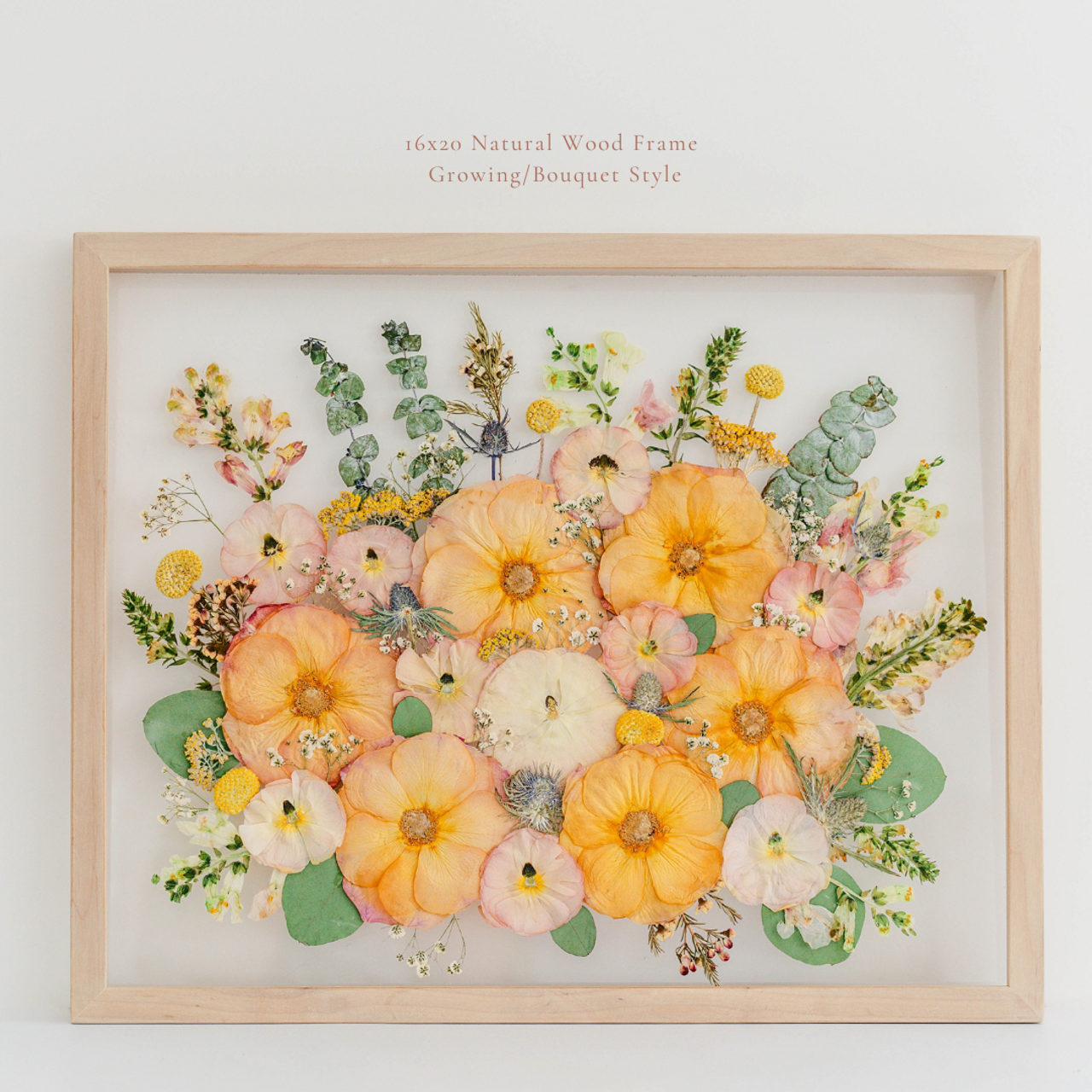 Pressed Frame - Recreation Full Design (We Repurchase Your Wedding Bouquet)