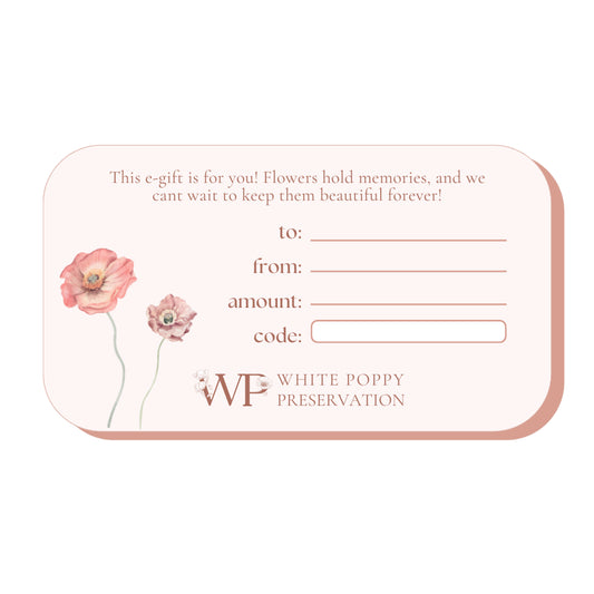 White Poppy E-Gift Card