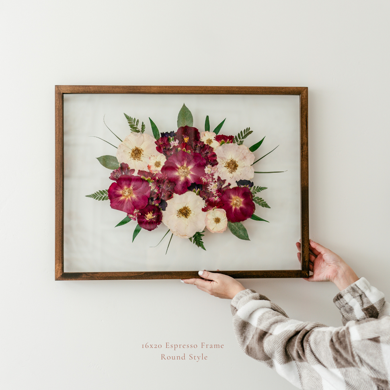 Pressed Frame - Recreation Full Design (We Repurchase Your Wedding Bouquet)