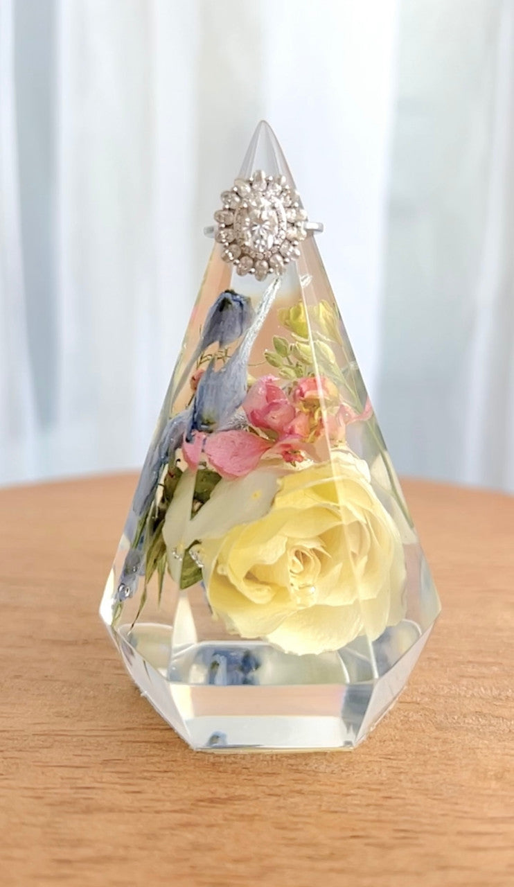 Flower Bouquet Preservation Ring Holder