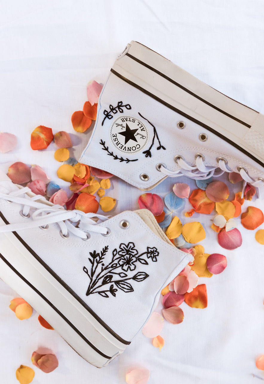 Rosemary Embroidered Converse