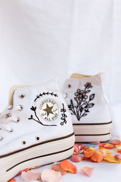 Rosemary Embroidered Converse