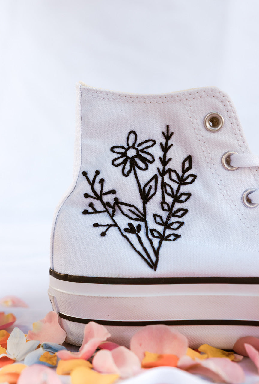 Rosemary Embroidered Converse