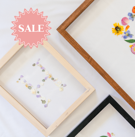 Bestseller Pressed Frame Letter Design (You Ship Your Flowers)