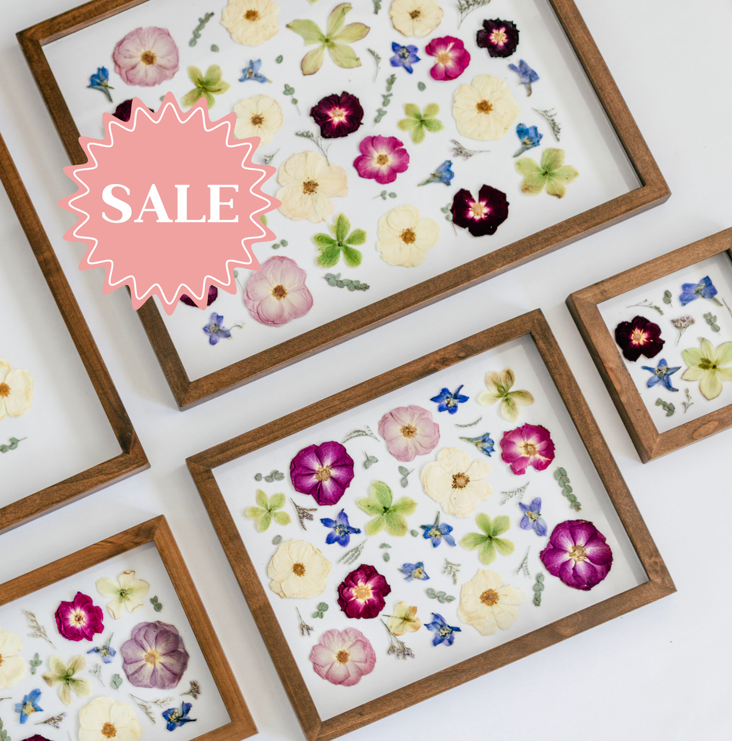 *BESTSELLER* Pressed Frame - Abstract Design (You Ship Your Flowers)