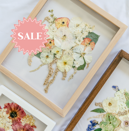 *BESTSELLER* Pressed Frame - Cascading Design (You Ship Your Flowers)