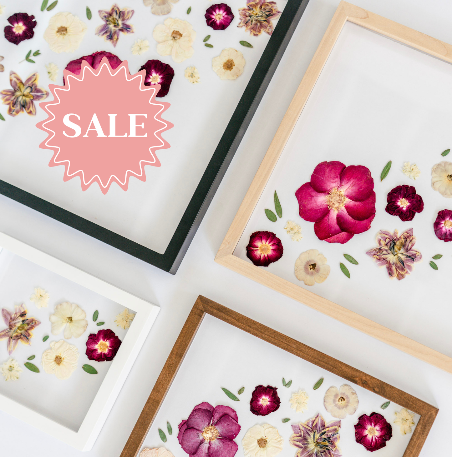 *BESTSELLER* Pressed Frame - Diagonal Design (You Ship Your Flowers)