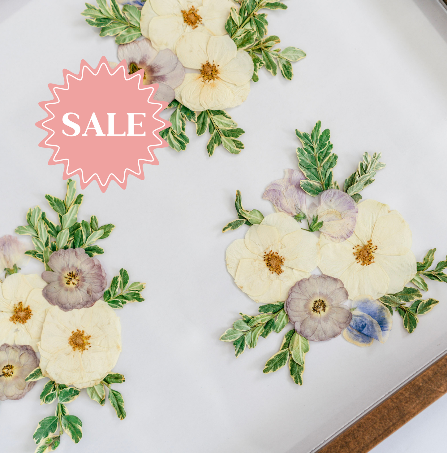 *BESTSELLER* Pressed Frame - Clumps Design (You Ship Your Flowers)