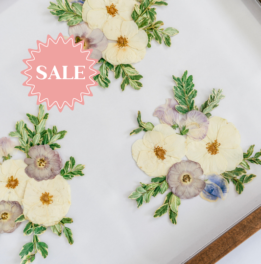 *BESTSELLER* Pressed Frame - Clumps Design (You Ship Your Flowers)