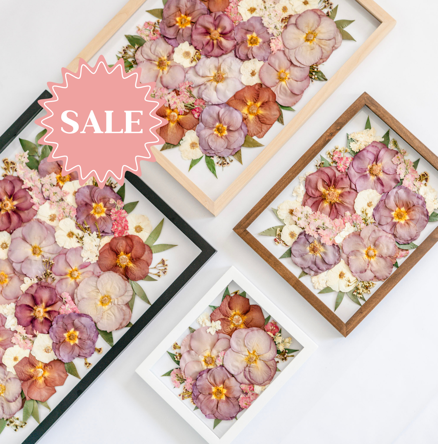 *BESTSELLER* Pressed Frame - Full Design (You Ship Your Flowers)