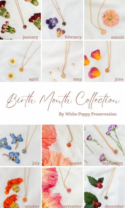 Birth Flower Necklace