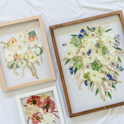 *BESTSELLER* Pressed Frame - Cascading Design (You Ship Your Flowers)