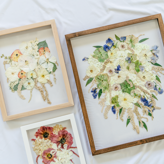 *BESTSELLER* Pressed Frame - Cascading Design (You Ship Your Flowers)