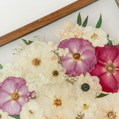Pressed Frame - Recreation Full Design (We Repurchase Your Wedding Bouquet)
